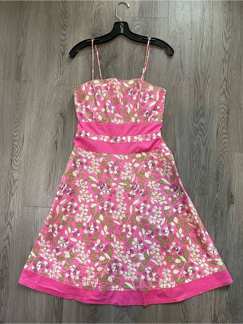 Vintage Y2K PEEP STUDIO floral fit and flare dress